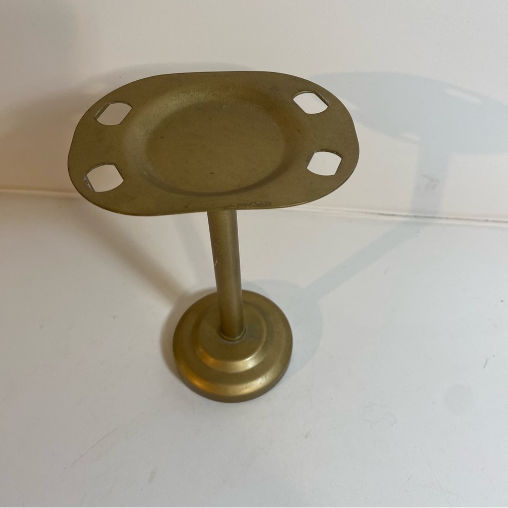 Vintage Brass Matt Finish Free Standing Toothbrush/Brush Holder